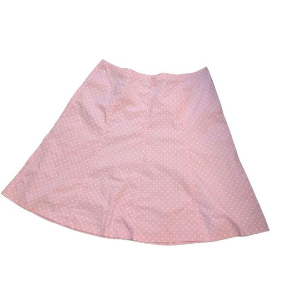 Lands’ End Light Pink and White Polkadot Skirt Size 18 - cute and unique ⭐️ - Picture 1 of 9